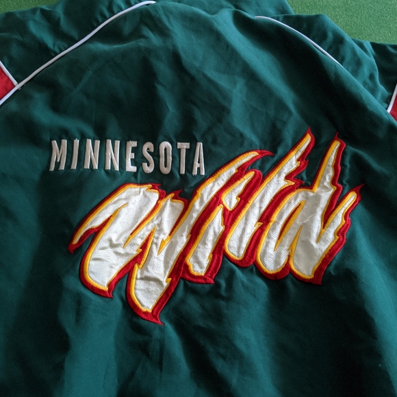 Vintage NHL Minnesota Wild Windbreaker Medium - Picture 8 of 8